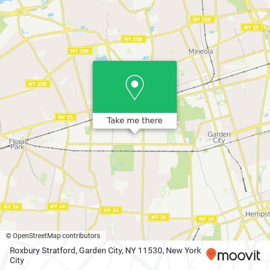 Roxbury Stratford, Garden City, NY 11530 map