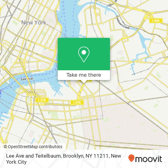 Mapa de Lee Ave and Teitelbaum, Brooklyn, NY 11211