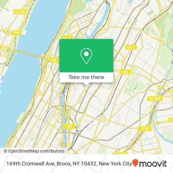 169th Cromwell Ave, Bronx, NY 10452 map