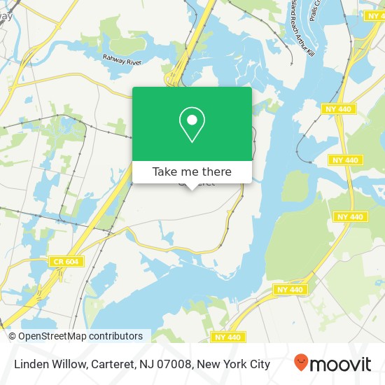 Linden Willow, Carteret, NJ 07008 map