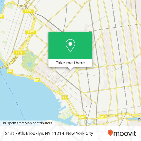 21st 79th, Brooklyn, NY 11214 map