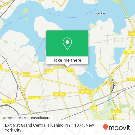 Exit 6 at Grand Central, Flushing, NY 11371 map