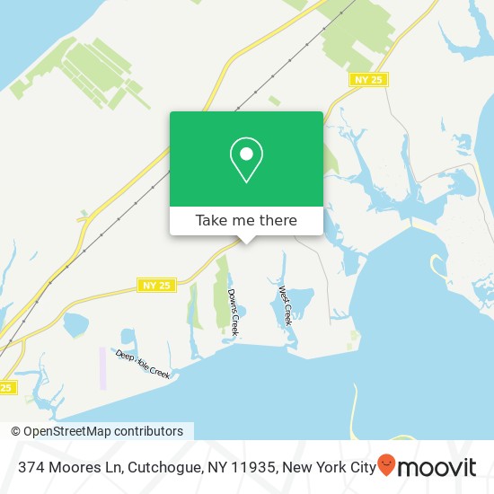 374 Moores Ln, Cutchogue, NY 11935 map