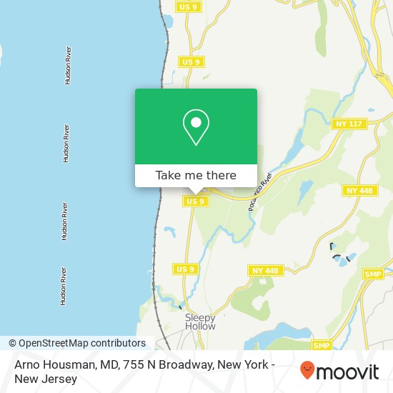 Mapa de Arno Housman, MD, 755 N Broadway