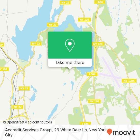 Mapa de Accredit Services Group,, 29 White Deer Ln