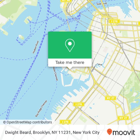 Mapa de Dwight Beard, Brooklyn, NY 11231