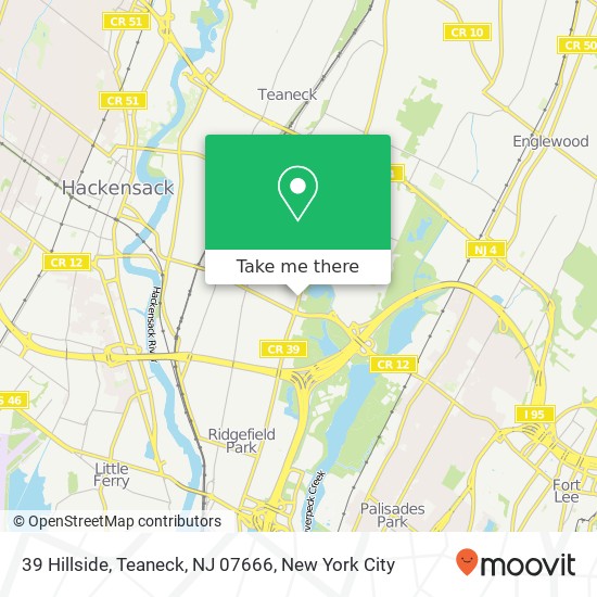 39 Hillside, Teaneck, NJ 07666 map