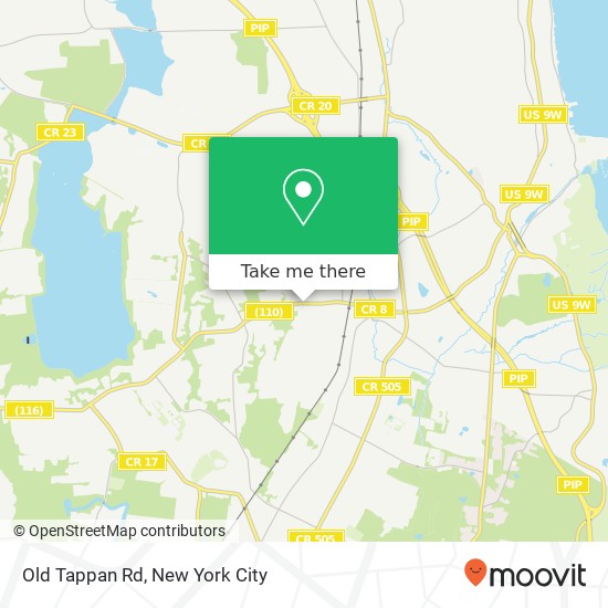 Mapa de Old Tappan Rd, Tappan, NY 10983