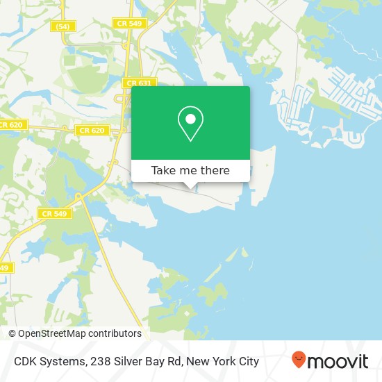 Mapa de CDK Systems, 238 Silver Bay Rd
