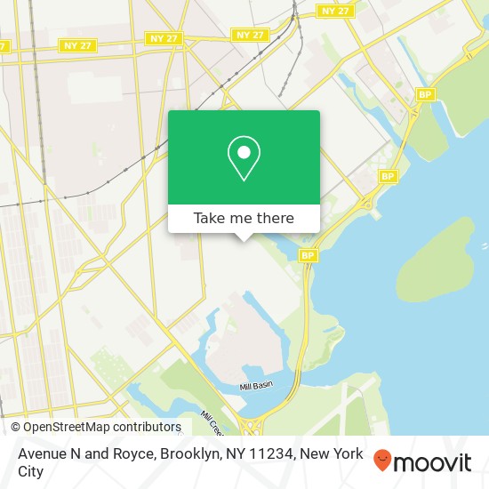 Mapa de Avenue N and Royce, Brooklyn, NY 11234