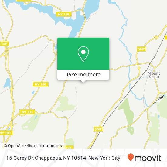 Mapa de 15 Garey Dr, Chappaqua, NY 10514