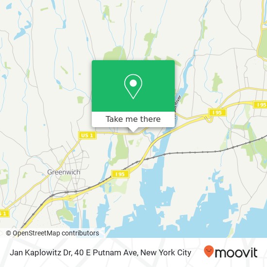 Mapa de Jan Kaplowitz Dr, 40 E Putnam Ave
