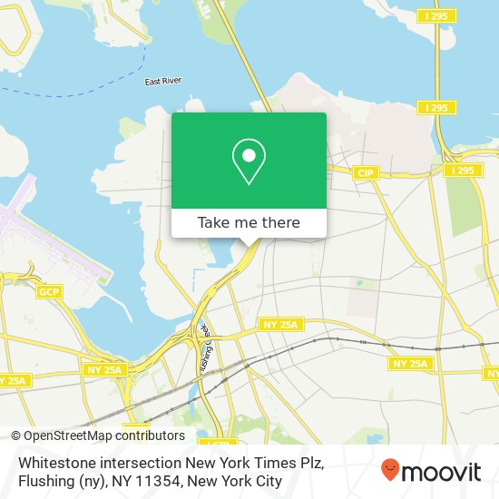 Mapa de Whitestone intersection New York Times Plz, Flushing (ny), NY 11354