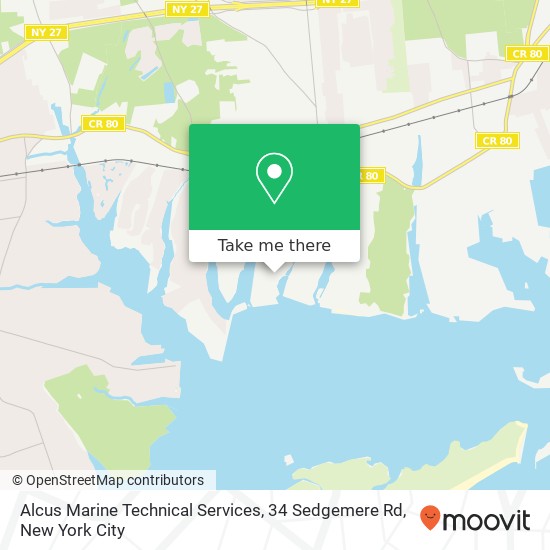 Mapa de Alcus Marine Technical Services, 34 Sedgemere Rd