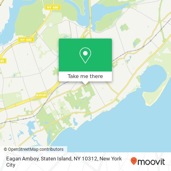 Mapa de Eagan Amboy, Staten Island, NY 10312