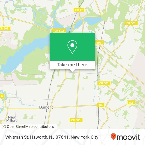 Whitman St, Haworth, NJ 07641 map