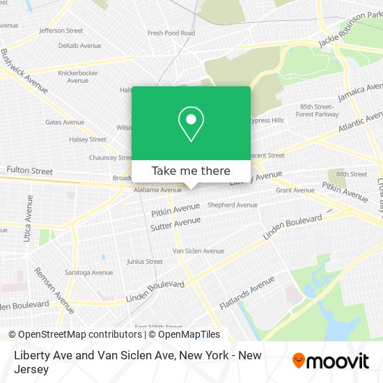 Mapa de Liberty Ave and Van Siclen Ave