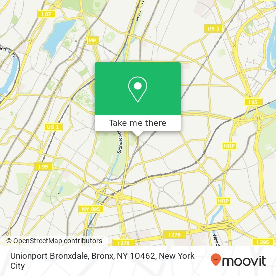 Unionport Bronxdale, Bronx, NY 10462 map