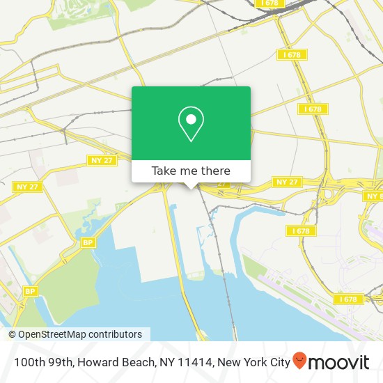 Mapa de 100th 99th, Howard Beach, NY 11414