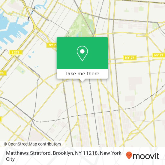 Matthews Stratford, Brooklyn, NY 11218 map