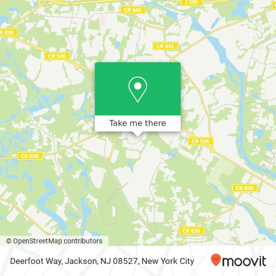 Deerfoot Way, Jackson, NJ 08527 map