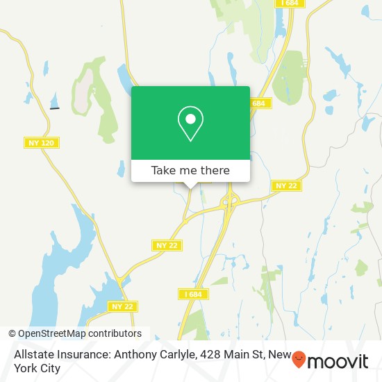 Allstate Insurance: Anthony Carlyle, 428 Main St map