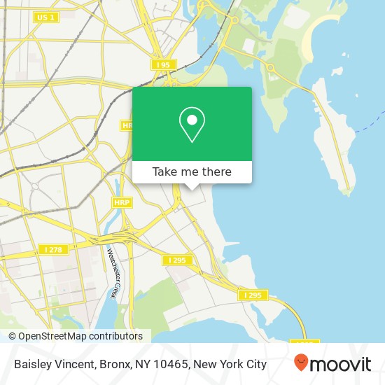 Mapa de Baisley Vincent, Bronx, NY 10465