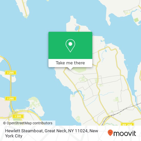 Mapa de Hewlett Steamboat, Great Neck, NY 11024