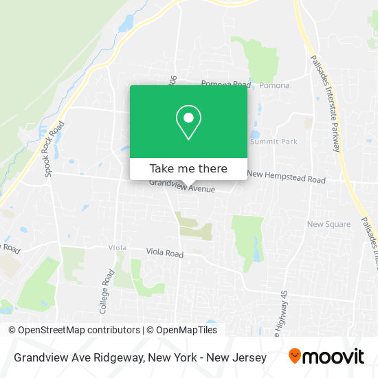 Grandview Ave Ridgeway map