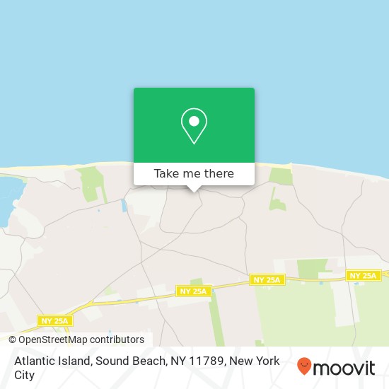 Atlantic Island, Sound Beach, NY 11789 map