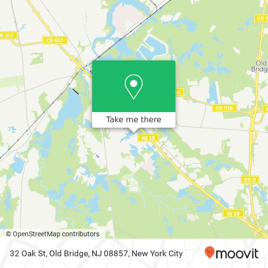 32 Oak St, Old Bridge, NJ 08857 map