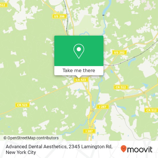 Advanced Dental Aesthetics, 2345 Lamington Rd map