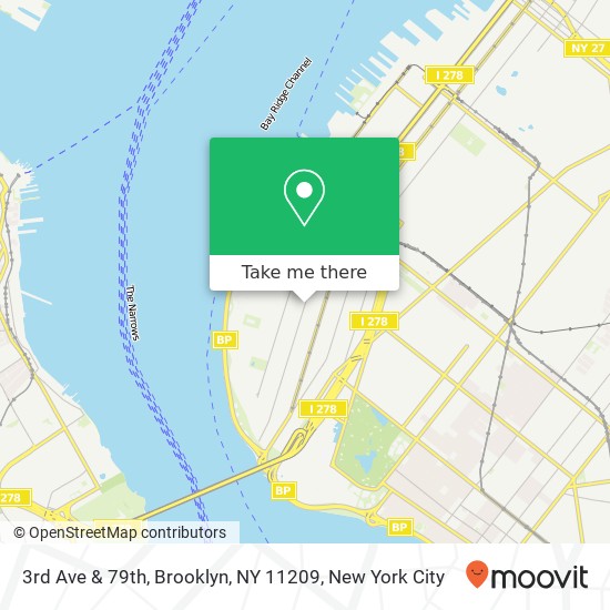 3rd Ave & 79th, Brooklyn, NY 11209 map