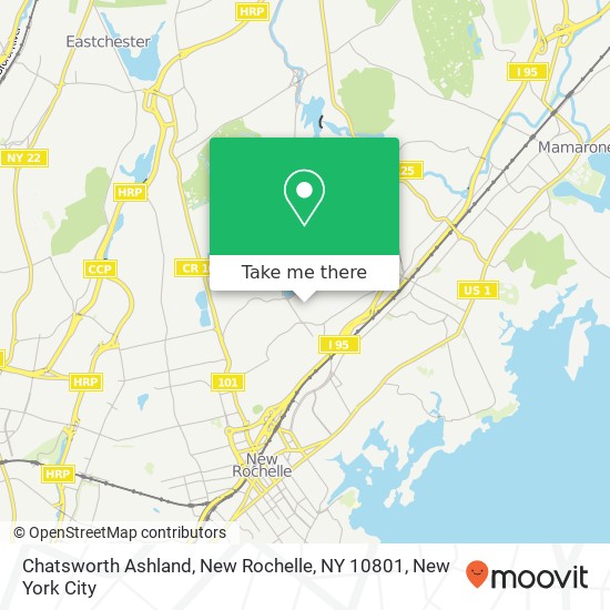 Chatsworth Ashland, New Rochelle, NY 10801 map