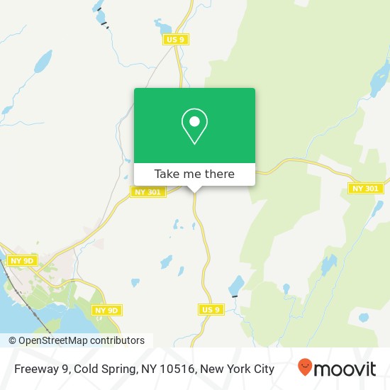 Freeway 9, Cold Spring, NY 10516 map