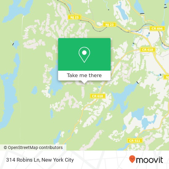 314 Robins Ln, Kinnelon, NJ 07405 map