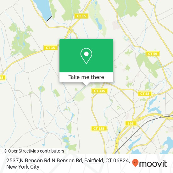 2537,N Benson Rd N Benson Rd, Fairfield, CT 06824 map