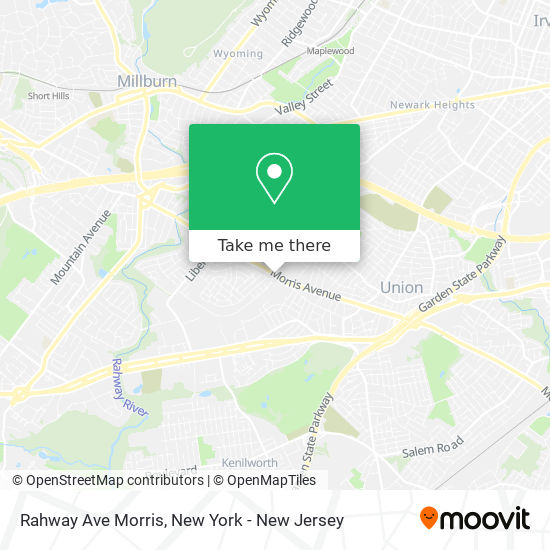 Rahway Ave Morris map