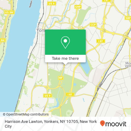 Harrison Ave Lawton, Yonkers, NY 10705 map