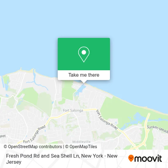 Fresh Pond Rd and Sea Shell Ln map