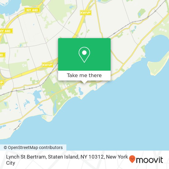 Mapa de Lynch St Bertram, Staten Island, NY 10312