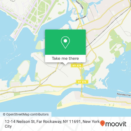 Mapa de 12-14 Neilson St, Far Rockaway, NY 11691