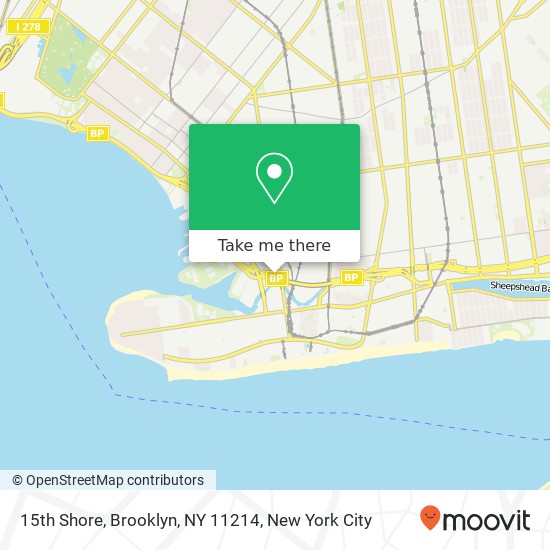 15th Shore, Brooklyn, NY 11214 map