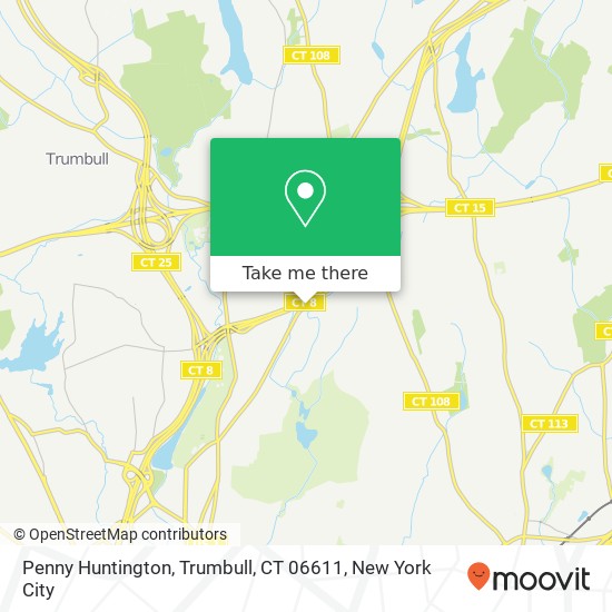 Penny Huntington, Trumbull, CT 06611 map