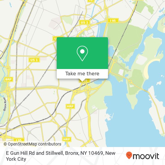 Mapa de E Gun Hill Rd and Stillwell, Bronx, NY 10469