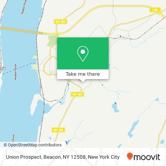 Mapa de Union Prospect, Beacon, NY 12508