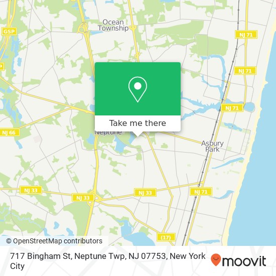717 Bingham St, Neptune Twp, NJ 07753 map