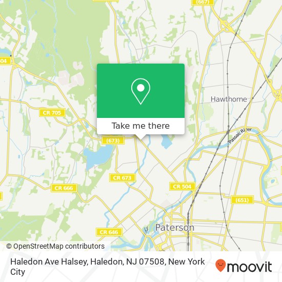 Haledon Ave Halsey, Haledon, NJ 07508 map