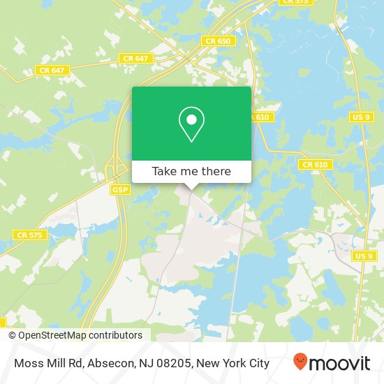Moss Mill Rd, Absecon, NJ 08205 map