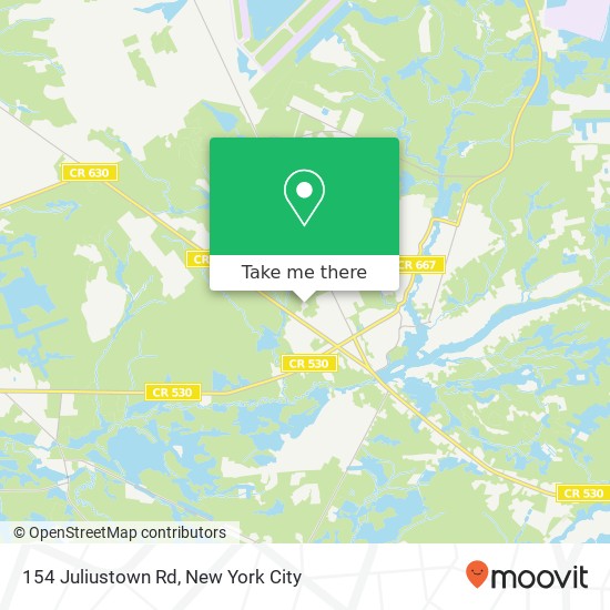 154 Juliustown Rd, Browns Mills, NJ 08015 map